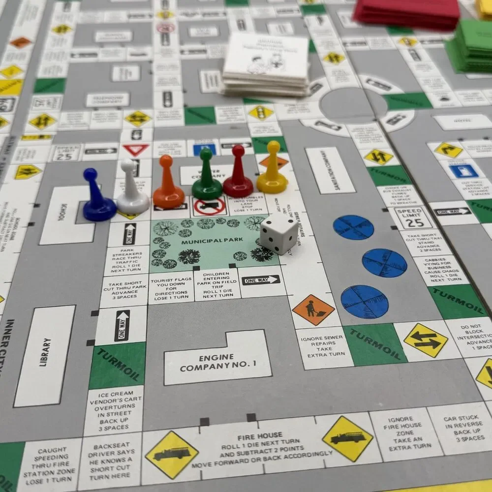 Rush Hour Board Game (1981, Everyday Game Co.) Commuting Will Never Be The Same